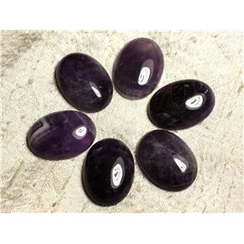 1Stk - Cabochon de Pierre - Amethyst Oval 30x22mm 4558550002136 