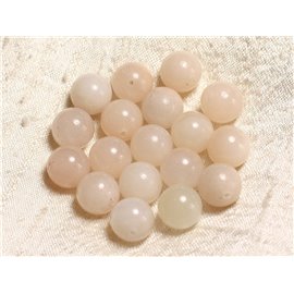 10pc - Cuentas de piedra - Bolas de color rosa aventurina 10mm 4558550020376