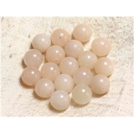 10pc - Perline di pietra - Palline rosa avventurina 10mm 4558550020376