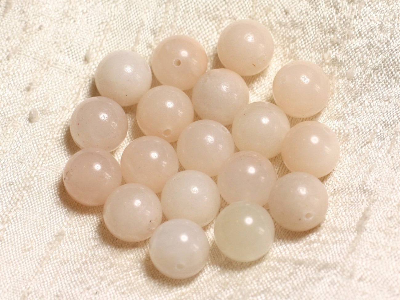 10pc - Perles de Pierre - Aventurine Rose Boules 10mm   4558550020376