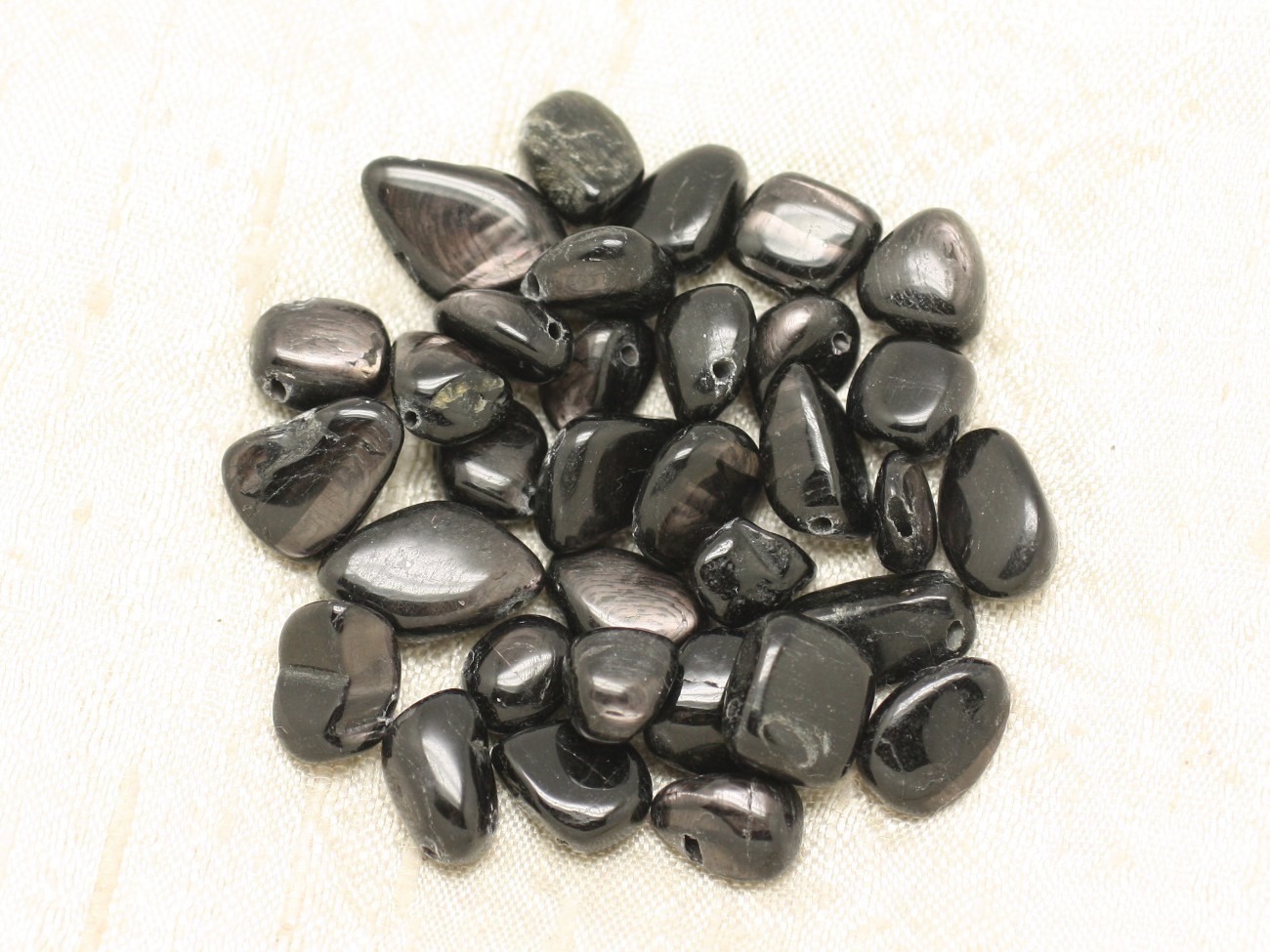10pc - Perles de Pierre - Hypersthène Chips Gouttes 7-14mm   4558550000101