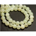 10pc - Perles de Pierre - Jade Vert Clair Boules 6mm   4558550002105