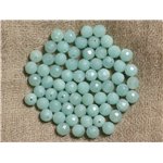 10pc - Perles de Pierre - Amazonite Boules Facettées 6mm   4558550002129