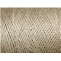 10 metres - Fil Ficelle Corde Cordon Chanvre 1mm Beige Ecru - 4558550002167