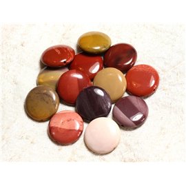 1pc - Stone Bead - Jasper Palet Mokaïte 20mm 4558550003515