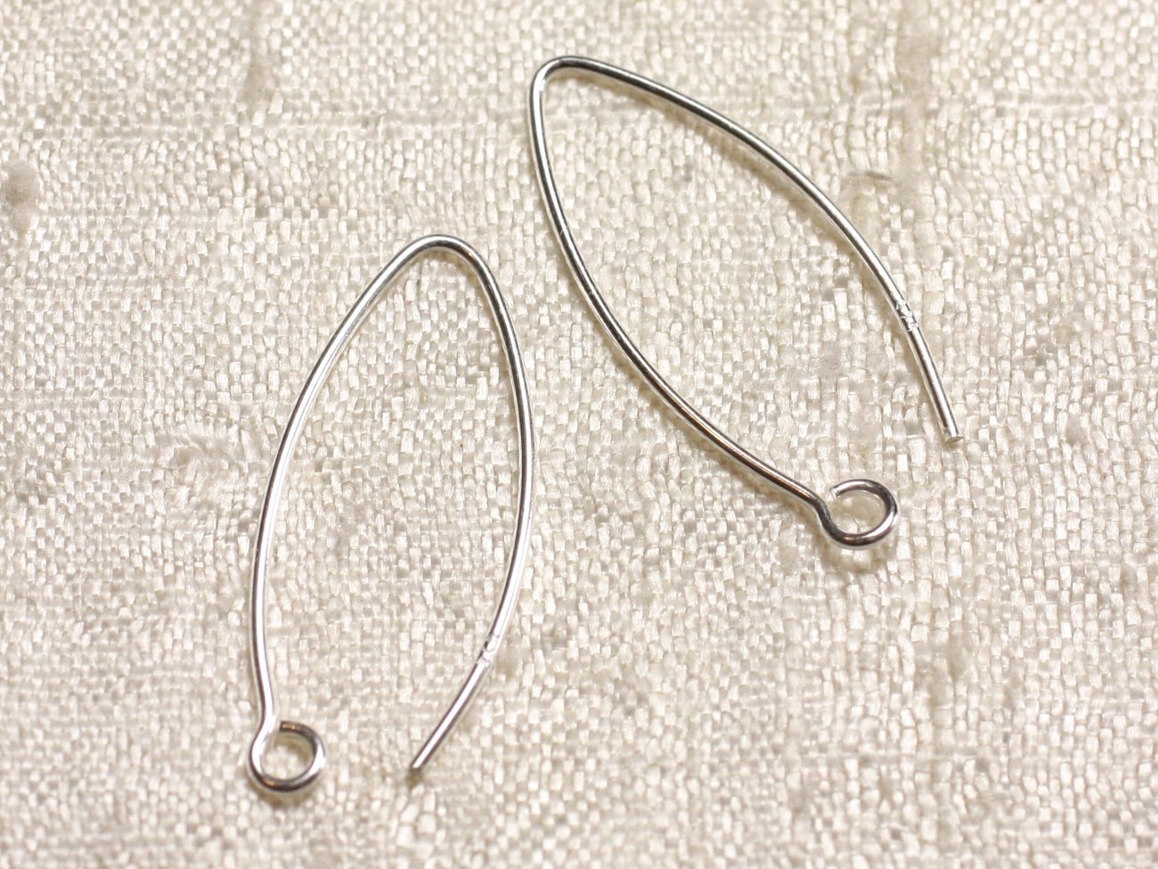 10 Paires - Crochets Argent 925 Boucles d'Oreilles 28mm   4558550003522