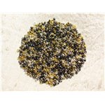 Sachet 1000pc environ - Perles à écraser Métal Noir Doré Argenté N°2 2x1.2mm 4558550003713 Sachet 1000pc environ - Perles à écraser Métal Noir Doré Argenté N°2 2x1.2mm 4558550003713