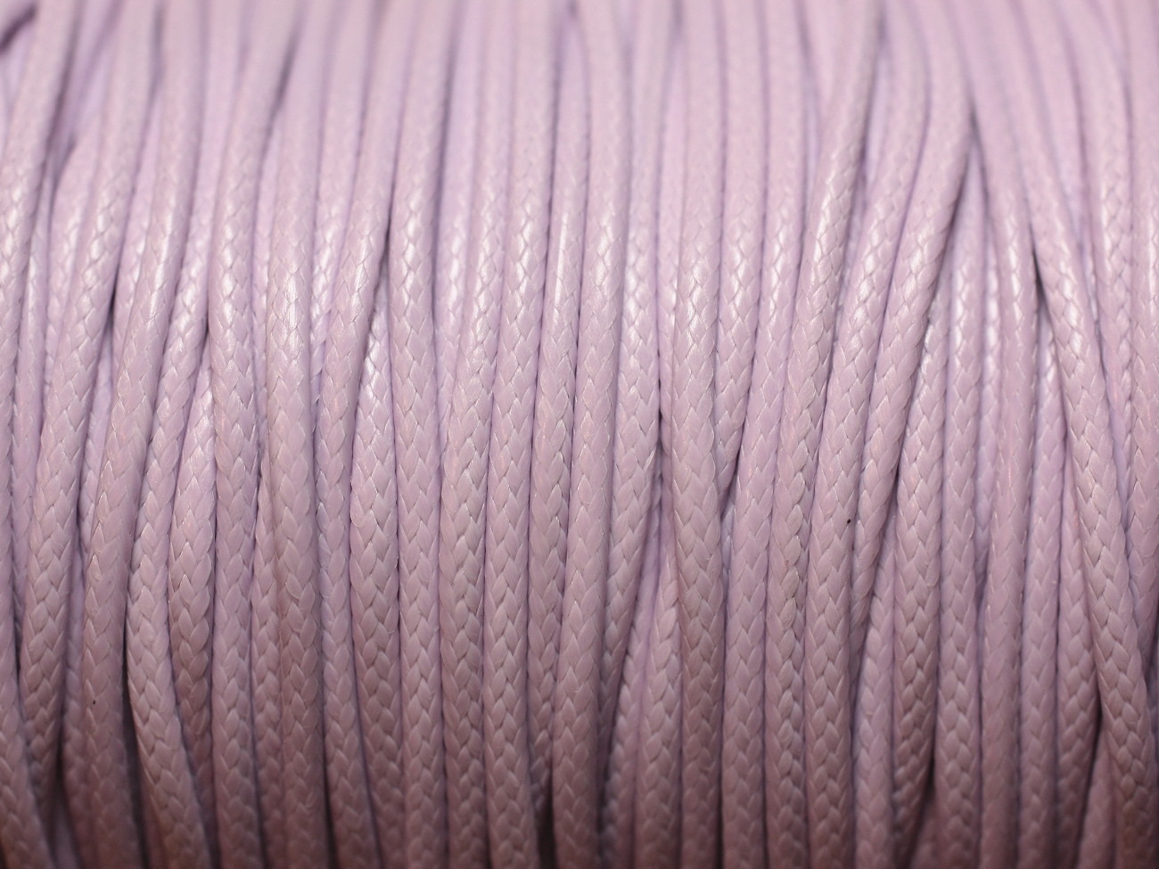 5 Mètres - Cordon de Coton Ciré 1mm Mauve   4558550005342 