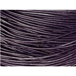 5m - Cordon Cuir Bleu Violet Indigo 2mm   4558550006073 