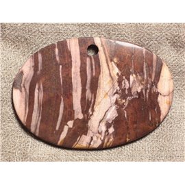 Colgante de piedra semipreciosa - Zebra Jasper 72mm n ° 10 4558550030085 