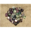 10pc - Perles de Pierre - Fluorite Nuggets 7-10mm   4558550006851