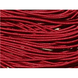 Skein approx 19m - Elastic Fabric Thread 1mm Bordeaux Red 4558550007346 