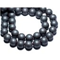 20pc - Perles de Pierre - Hématite Mate Boules 8mm   4558550007452