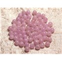 20pc - Perles de Pierre - Jade Boules 6mm Rose Mauve  4558550013811 