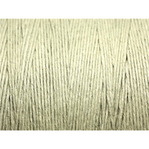 10 metres - Fil Ficelle Corde Cordon Chanvre 1mm Gris Beige Ecru - 4558550007698