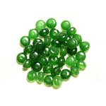 10pc - Perles de Pierre - Jade Rondelles Facettées 8x5mm Vert transparent  4558550008107 