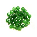 10pc - Perles Pierre - Jade Rondelles Facettées 8x5mm Vert Empire Olive - 4558550008107