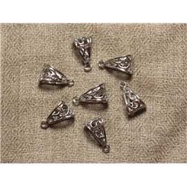 5pc - Filigranes Rhodium Silver Plated 19mm 4558550009616 