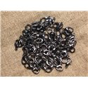 20pc - Fermoirs Mousquetons 12mm Métal Noir Qualité   4558550009647