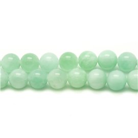 5pc - Stone Beads - Turquoise Quartz Balls 8mm 4558550010117