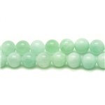 5pc - Perles de Pierre - Quartz Turquoise Boules 8mm   4558550010117