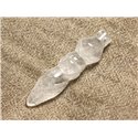 1pc - Pendentif Pendule égyptien Thot Cristal Quartz Gravé 46mm   4558550010315