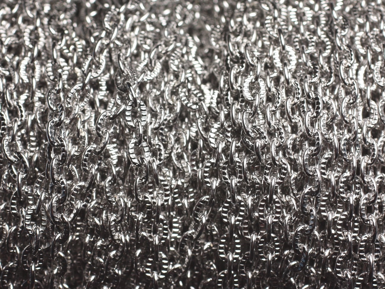 5 mètres - Chaîne Mailles Acier inoxydable 316L - Ovales Martelés 5 x 3.5 x 1mm   4558550010339