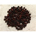 30pc - Perles de Pierre - Oeil de Taureau Boules 2mm   4558550010568 