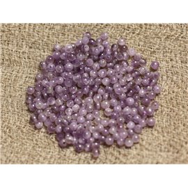 30pc - Stone Beads - Amethyst Balls 1.5mm 4558550010575