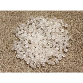 40pc - Cuentas de piedra - Bolas de jade blanco de 2 mm 4558550010605