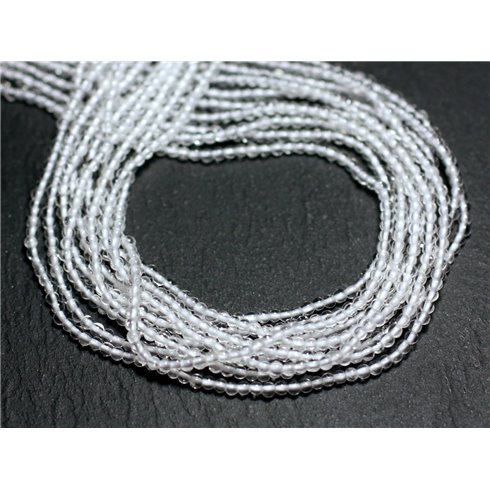 30pc - Perles de Pierre - Cristal de Roche Quartz Boules 2mm 4558550010612
