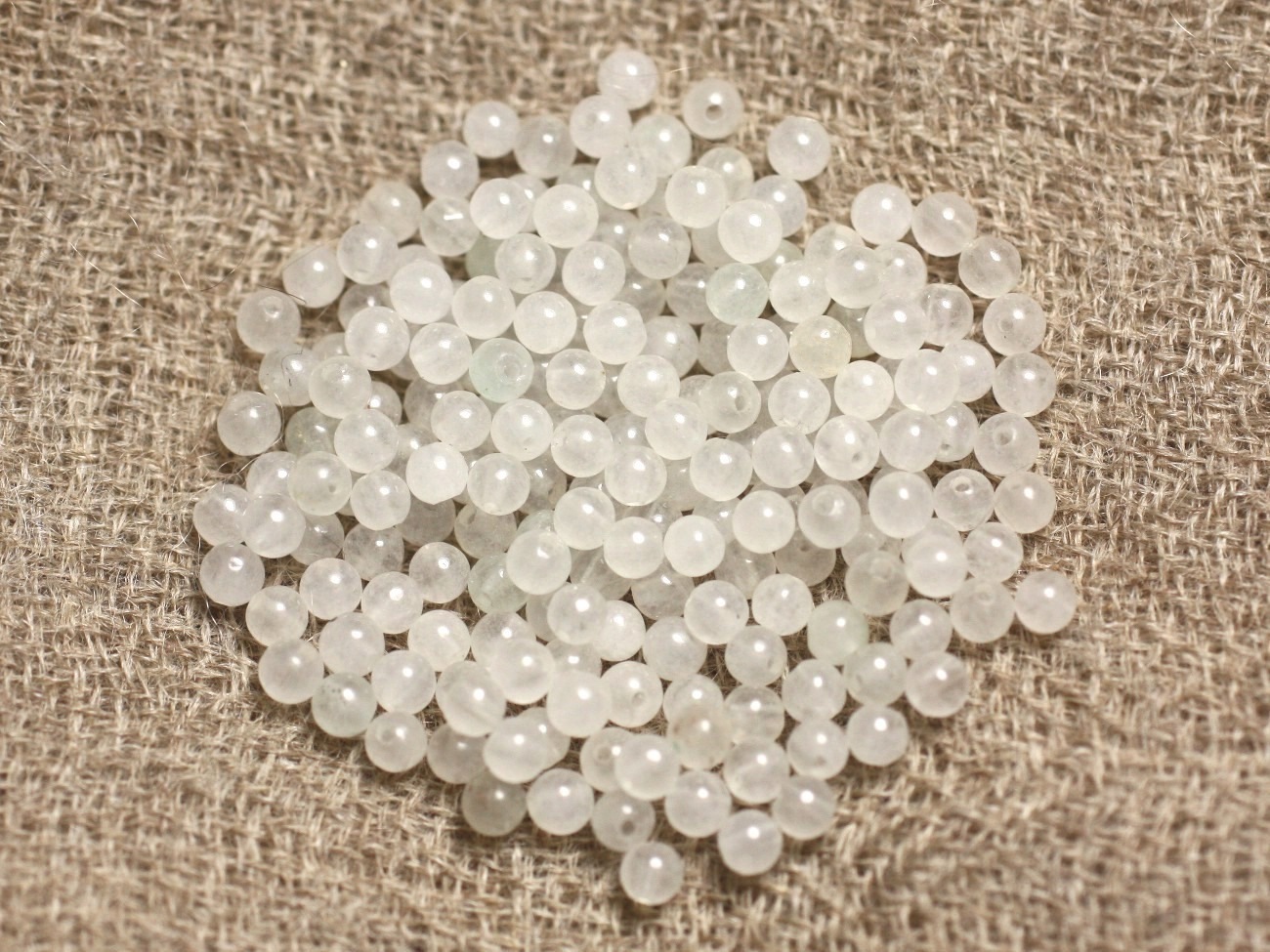 40pc - Perles de Pierre - Quartz Rose Boules 1.5mm   4558550010636