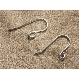 1pair - 925 Sterling Silver Earring Hooks 20x14mm 4558550010742