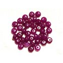 10pc - Perles Pierre - Jade Rondelles Facettées 8x5mm Violet Rose Fuchsia Framboise - 4558550008053