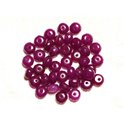 10pc - Perles de Pierre - Jade Rondelles Facettées 8x5mm Violet Rose Magenta  4558550008053 