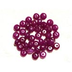 10pc - Perles Pierre - Jade Rondelles Facettées 8x5mm Violet Rose Fuchsia Framboise - 4558550008053