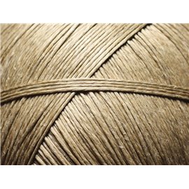 5 Meter - Kordel Kordelfaden Naturleinen Schnur 0,8-1mm Beige Ecru - 4558550012364