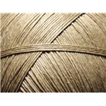 5 mètres - Cordon Ficelle Lin 0.8-1mm Beige Ecru - 4558550012364 