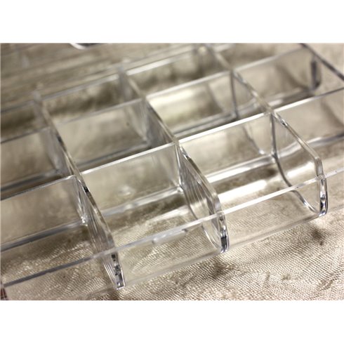 5pc - Boîte Casier Rangement Perles Loisirs Créatifs Plastique 150 x 95 x 26 mm 4558550012661