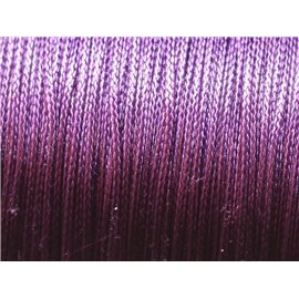 10 m - Cordoncino di cotone cerato viola 0,8 mm 4558550012715