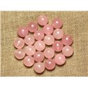 10pc - Perles de Pierre - Jade Boules 10mm Rose Clair  4558550005809 