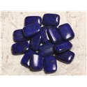 1pc - Perle de Pierre - Lapis Lazuli Rectangle 18x13mm   4558550014979