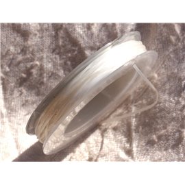 Spool 10 meters - Elastic Fiber Thread 0.8-1mm White Transparent - 4558550015013 