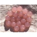 8pc - Perles de Pierre - Jade Boules 12mm Rose clair   4558550015143