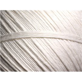 10 mètres - Fil Corde Cordon Ficelle Lin 1mm Blanc - 4558550015495