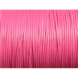 5 meter - Waxkoord 1 mm Candy Pink - 4558550016034 