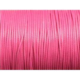 5 metri - Cordoncino di cotone cerato 1 mm Rosa confetto - 4558550016034 