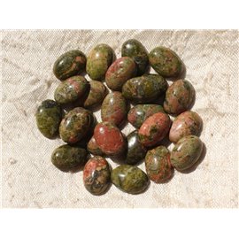 Cabochon in pietra - Unakite Oval 14x10mm - 1pz 4558550016935