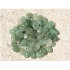 20 Stück - Steinperlen - Aventurin Green Chips Paletten 7-12mm 4558550017789 