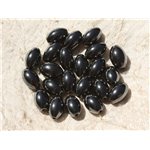 10pc - Perles de Pierre - Hématite Olive 11x7mm   4558550018267